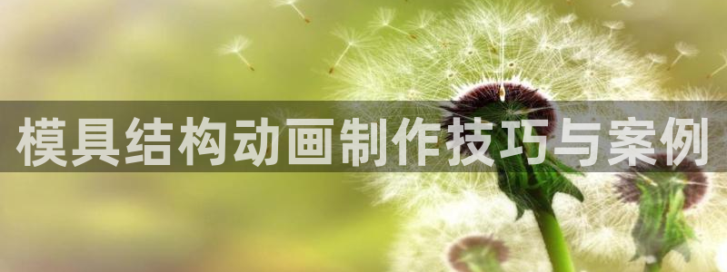 太阳集团网址首页：模具结构动画制作技巧与案例