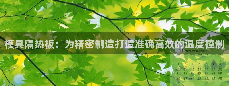 太阳游戏汉化：模具隔热板：为精密制造打造准确高效的温度控制
