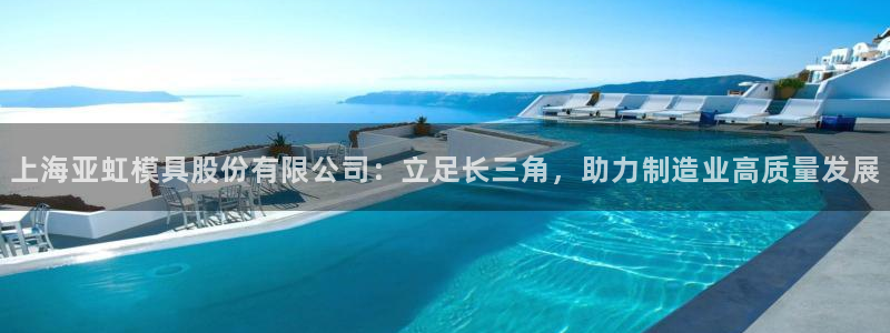 高淳红太阳集团：上海亚虹模具股份有限公司：立足长三角，助力制造业高质量发展