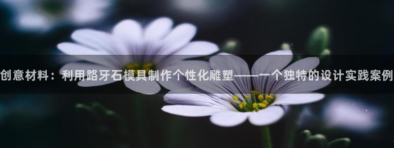 太阳2平台下载：创意材料：利用路牙石模具制作个性化雕塑——一个独特的设计实践案例
