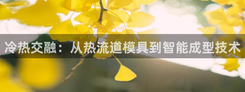 太阳集团影视：冷热交融：从热流道模具到智能成型技术